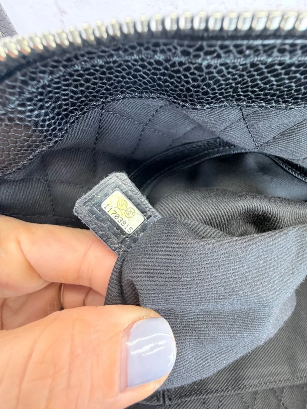 Chanel Coco Optic Graphic Bowler Large Bag